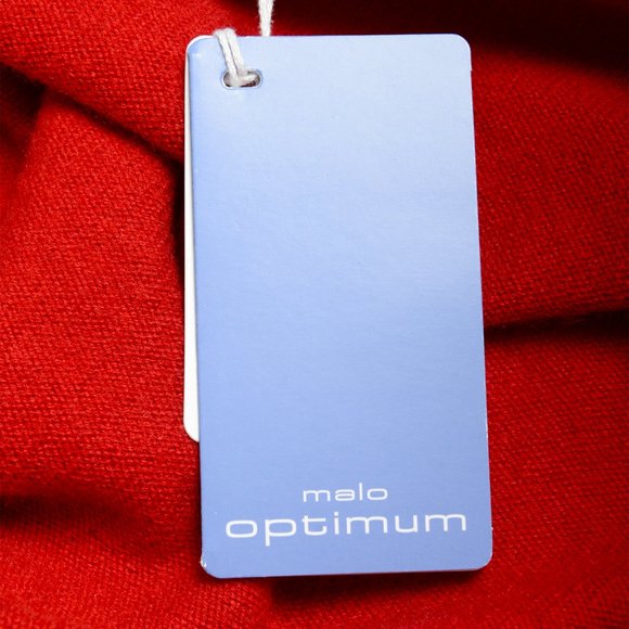 Malo Optimum Men's Brick Red Wool Cashmere Cardigan Sweater - Picture 6 of 6